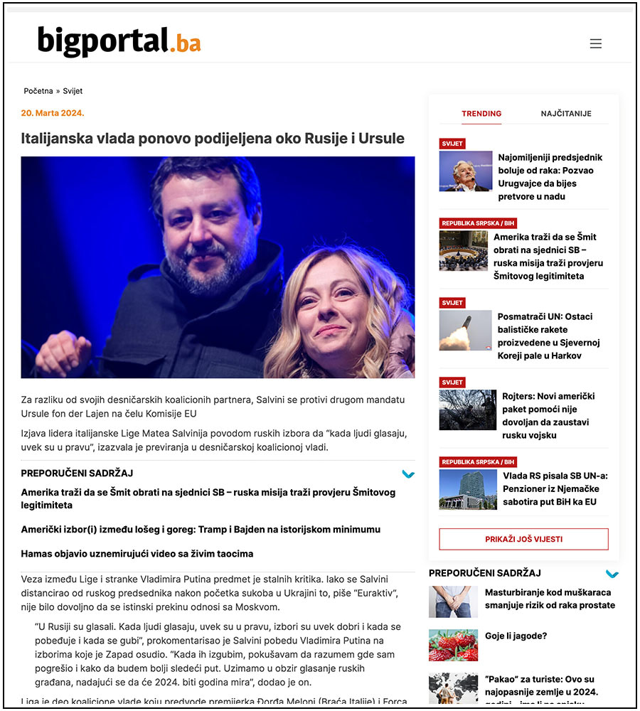 Politics: Giorgia Meloni, Matteo Salvini - ph. Davide Di Lalla