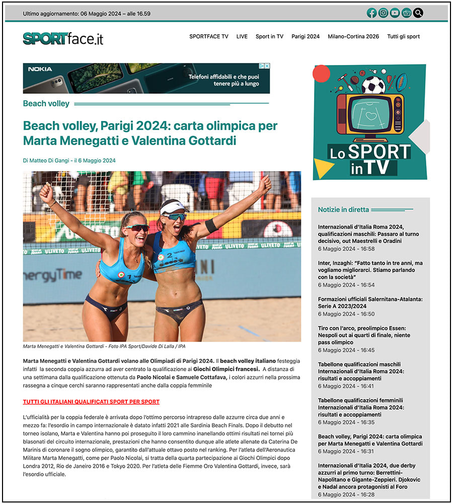 Beach volley: Marta Menegatti e Valentina Gottardi - ph. Davide Di Lalla