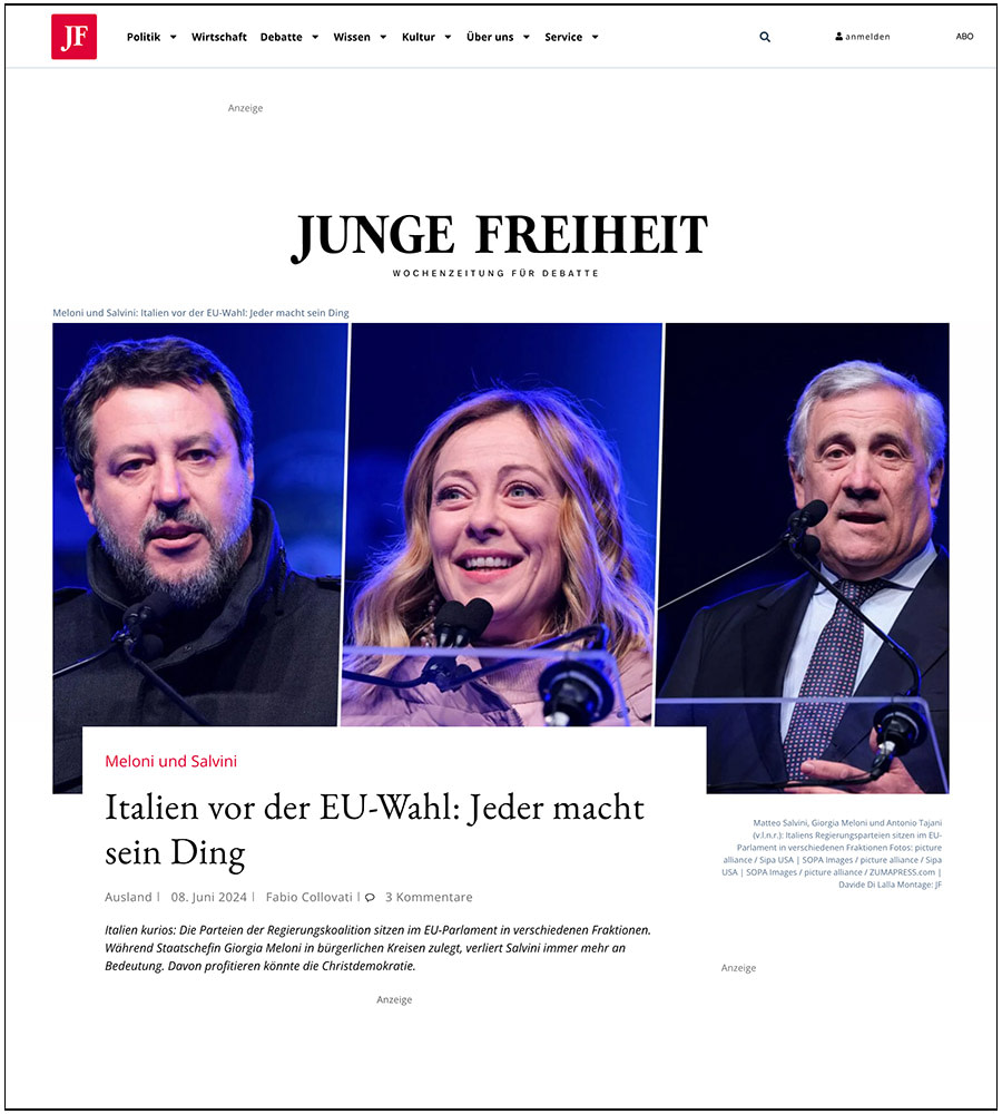 Giorgia MelonI, Matteo Salvini_Antonio, Tajani - ph. Davide Di Lalla