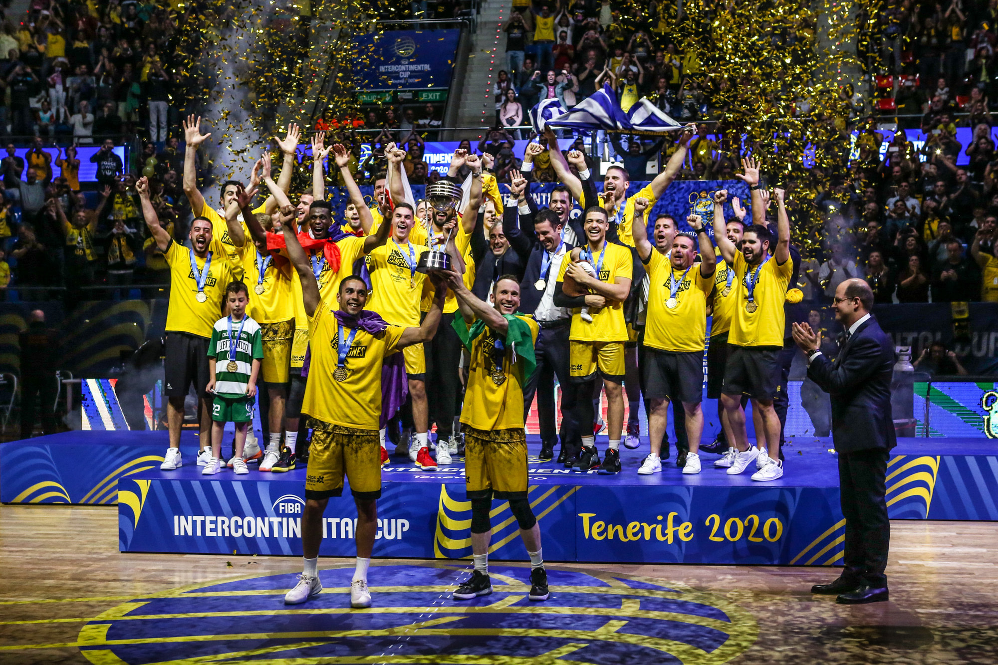 The Iberostar Tenerife wins the FIBA Intercontinental Cup Tenerife 2020 (ph. Davide Di Lalla ©Unicode Images.