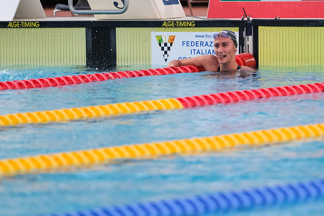 Simona Quadarella (ITA) during the 1500 freestyle women at the 60th Settecolli International Swimming Qualification, Rome - 21 June 2024. (ph. Davide Di Lalla ©Unicode Images)