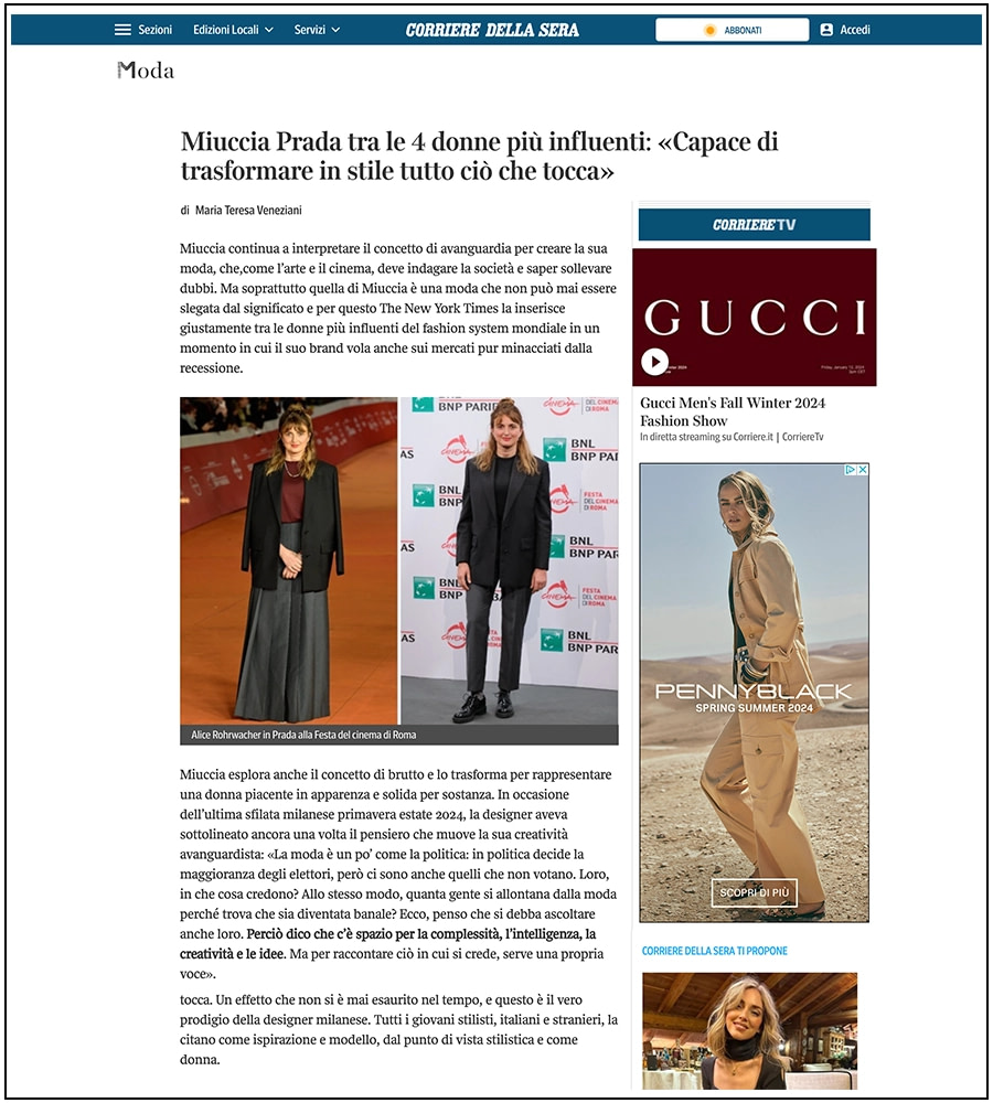 Festa del Cinema Roma - Corriere della Sera | Ph. Elena Vizzoca