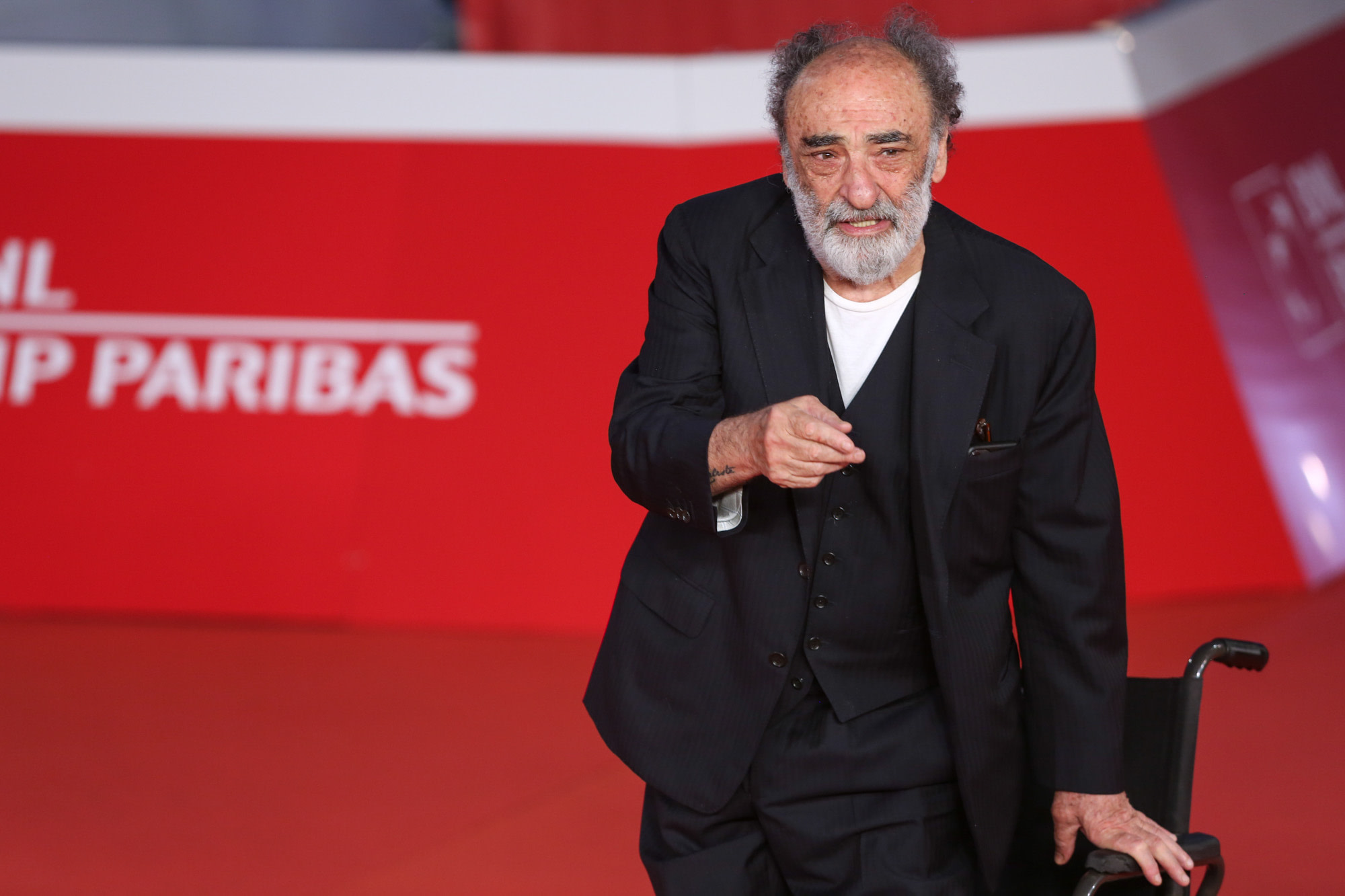 Alessandro Haber for "La divina cometa" film on red carpet during the 4th day of the Rome Film Festival. (ph. Davide Di Lalla ©Unicode Images)