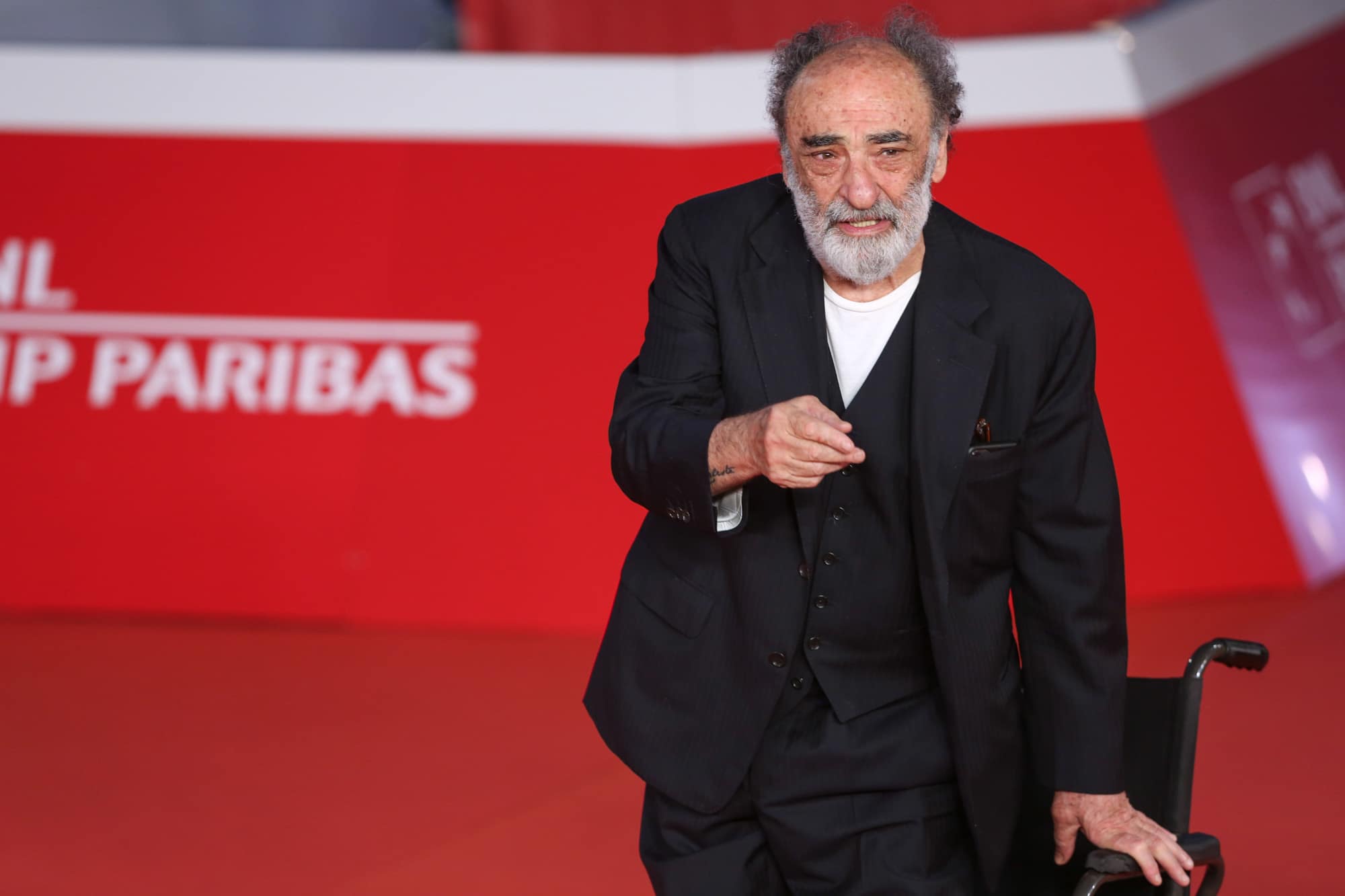Alessandro Haber for "La divina cometa" film on red carpet during the 4th day of the Rome Film Festival. (ph. Davide Di Lalla ©Unicode Images)