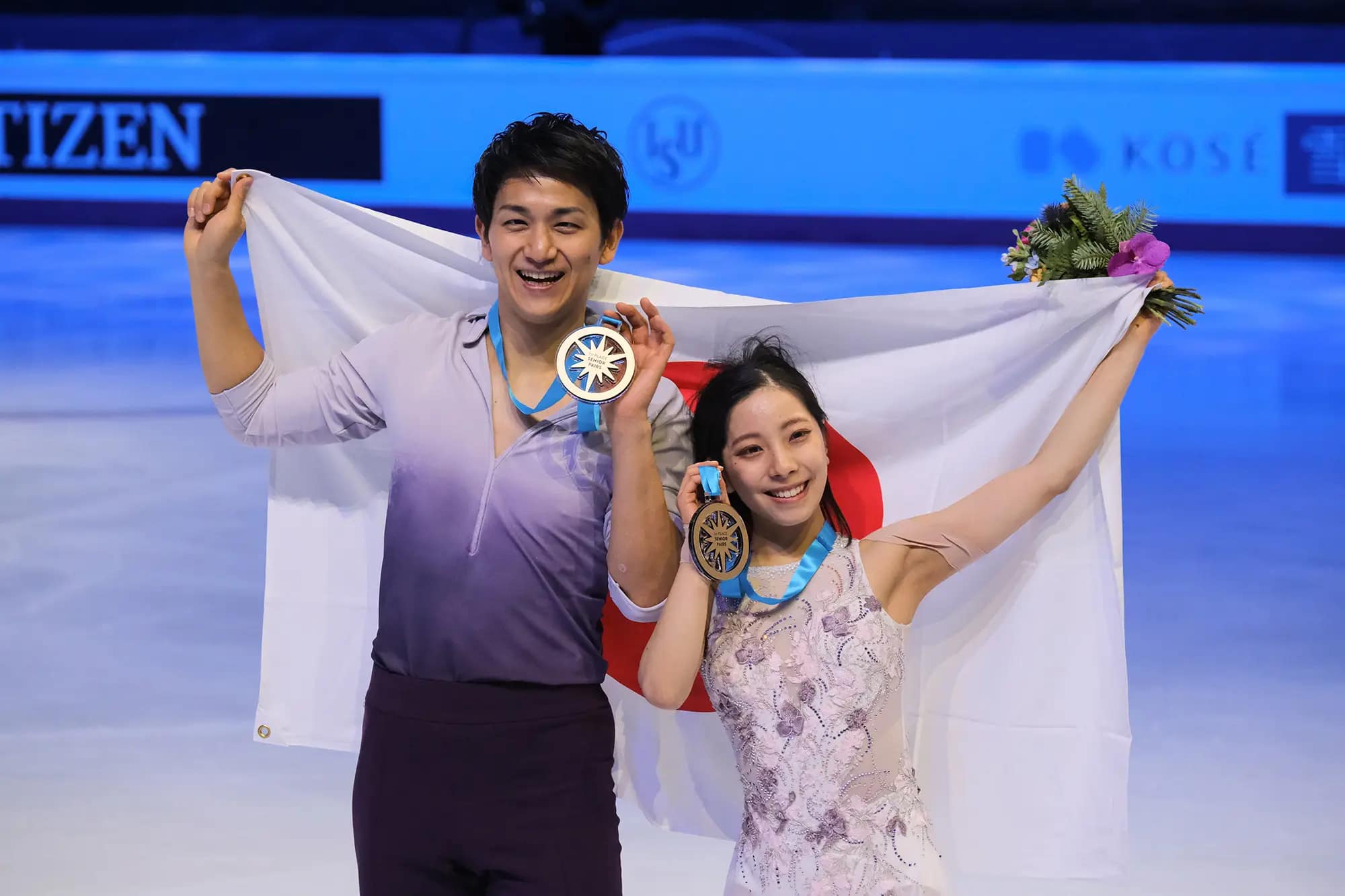 Riku MIURA and Ryuichi KIHARA (JPN) - ISU Grand Prix of Figure Skating Final Torino 2022 (ph. Davide Di Lalla ©Unicode Images)