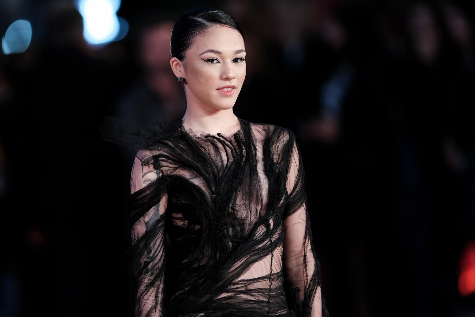 Maria Esposito attends the red carpet for “Mare Fuori 4” during the 18th Rome Film Festival at Auditorium Parco Della Musica in Rome. (ph. Davide Di Lalla ©Unicode Images)