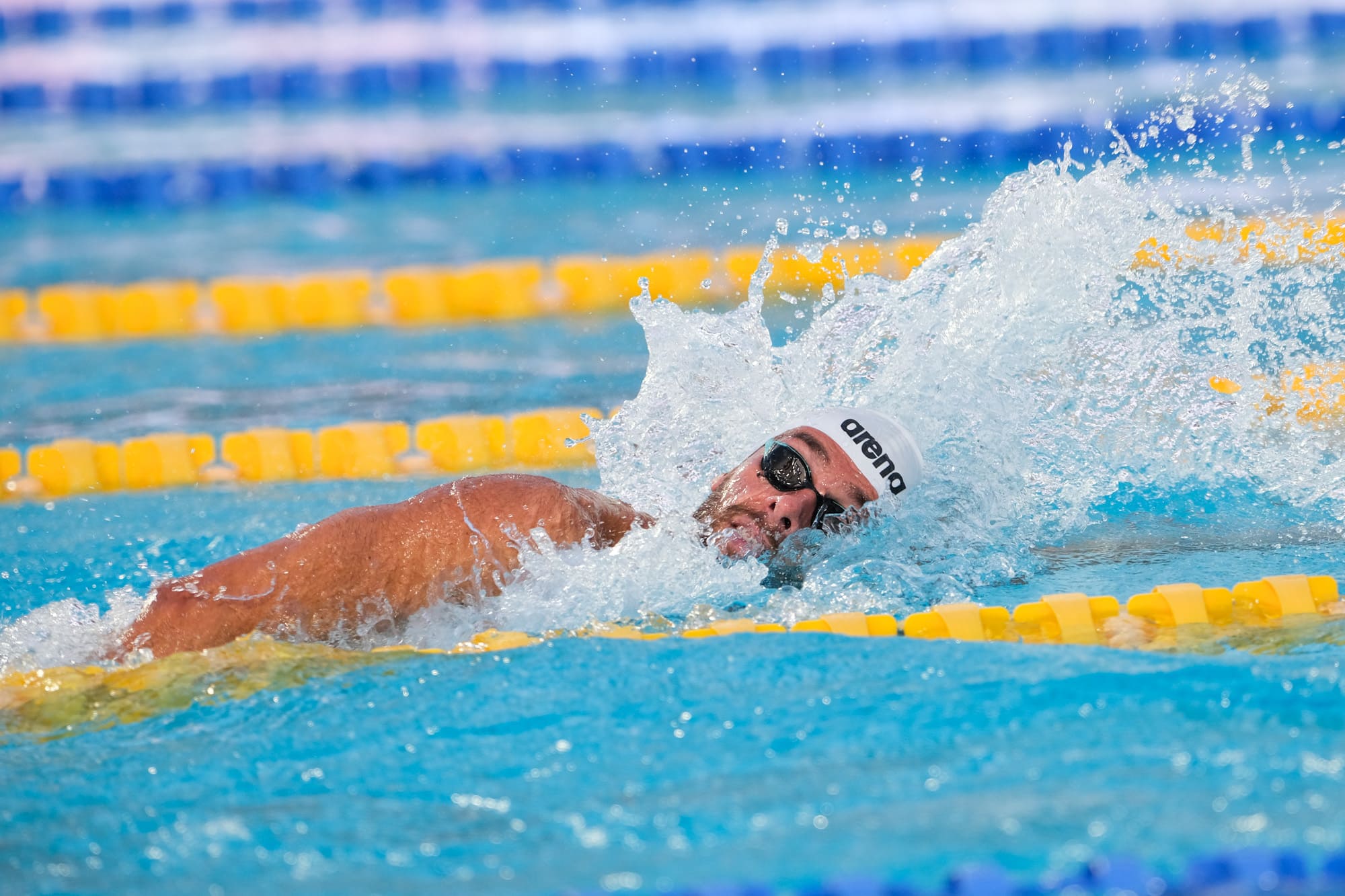 Gregorio Paltrinieri (ITA) during the men 1500m freestyle final at the 60th Settecolli International Swimming, Rome - 23 June 2024. (ph. Davide Di Lalla ©Unicode Images)