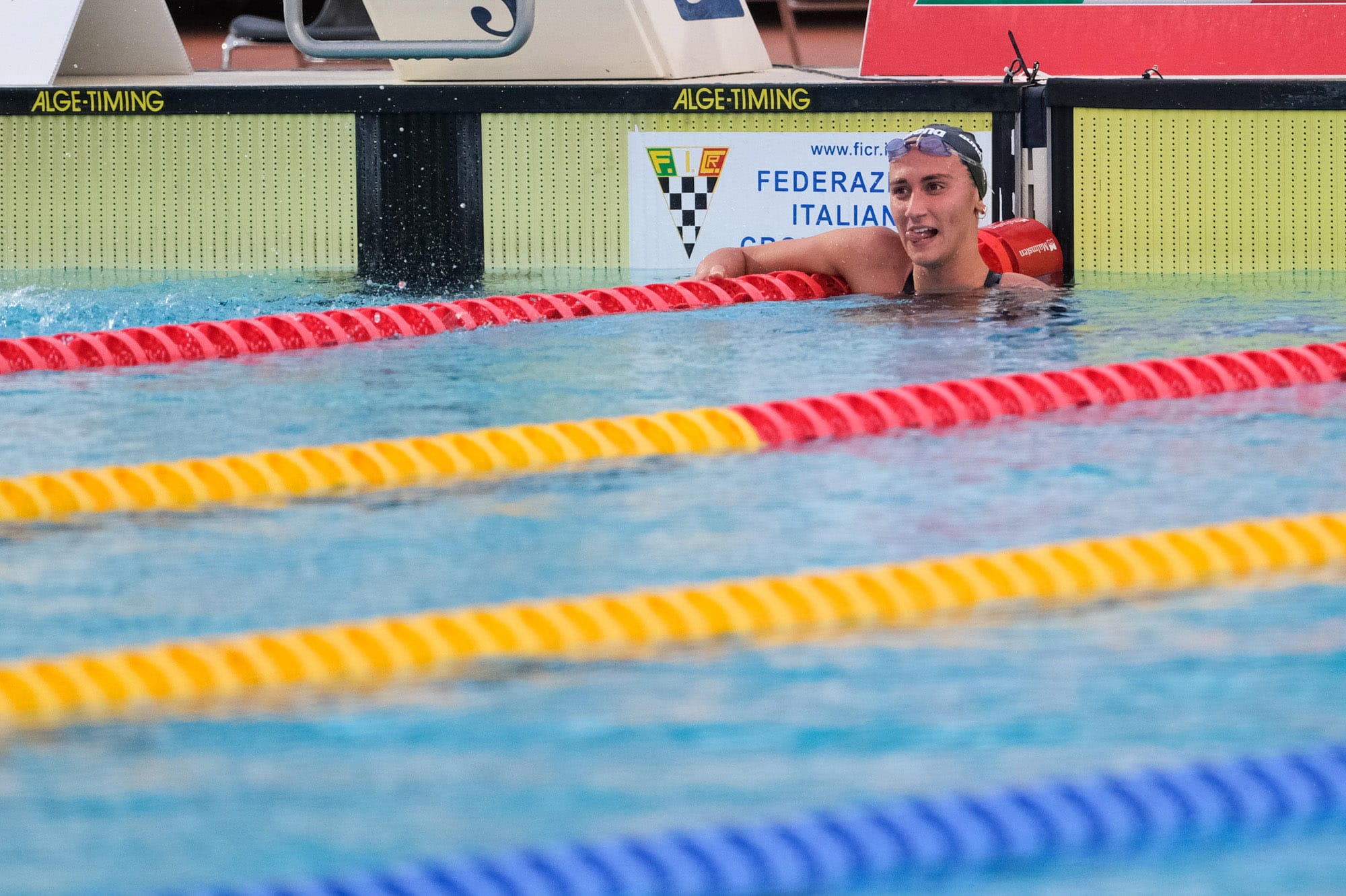 Simona Quadarella (ITA) during the 1500 freestyle women at the 60th Settecolli International Swimming Qualification, Rome - 21 June 2024. (ph. Davide Di Lalla ©Unicode Images)