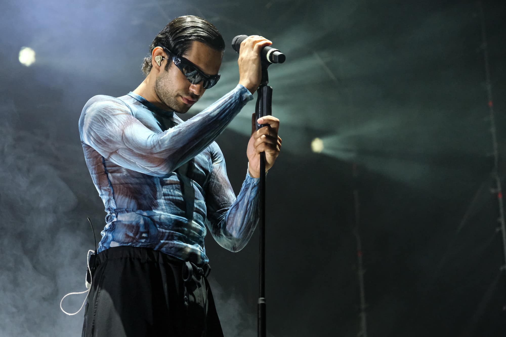 The Italian singer Mahmood performs in concert with his “Tour 2024” during the Termoli Summer Fest 2024 in Termoli (Italy). (ph. Davide Di Lalla ©Unicode Images)