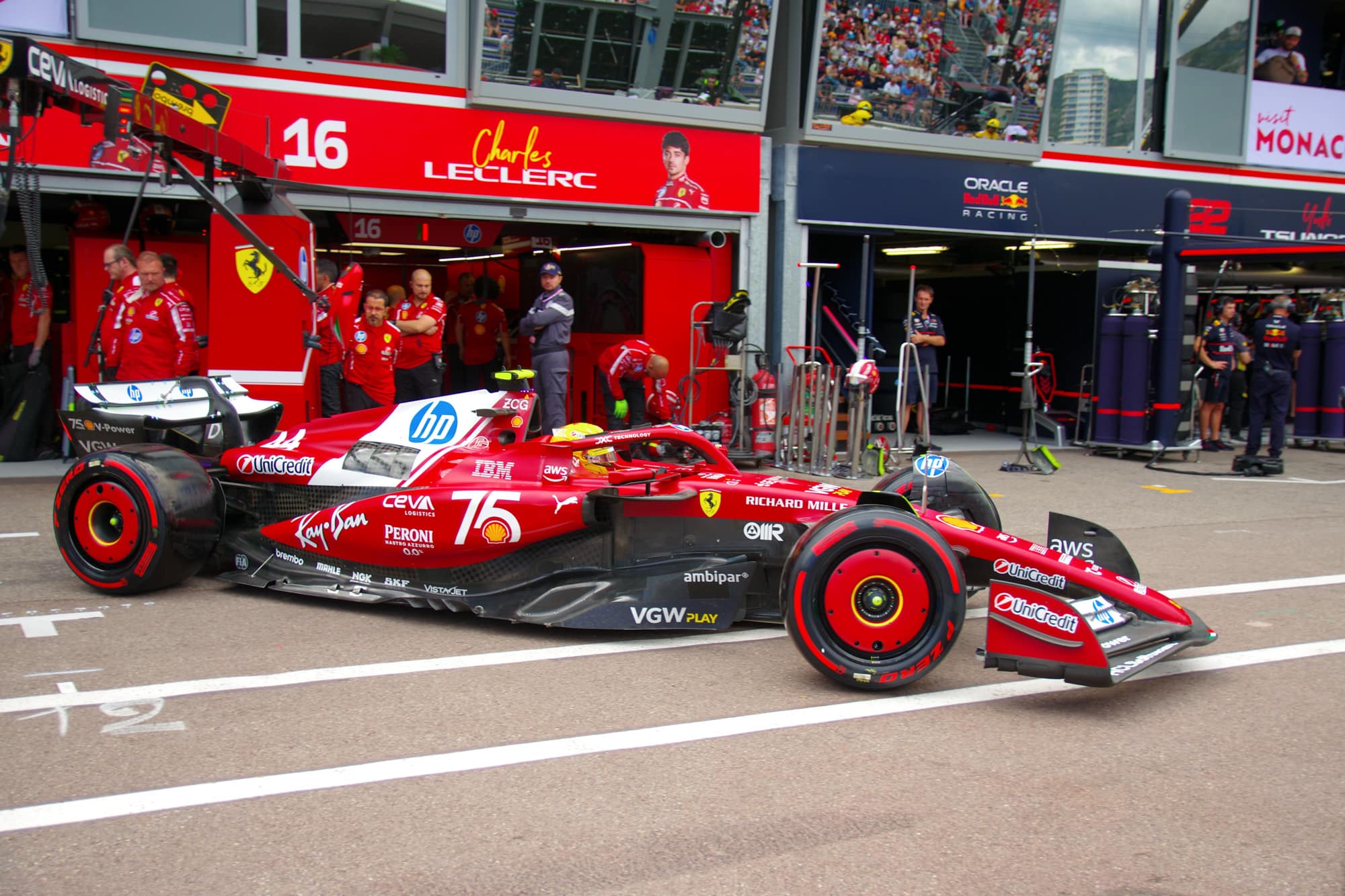 Lewis Hamilton of Ferrari during the Free Practice 1 of the F1 Monaco GP 2025 in Monte-Carlo, Monaco.