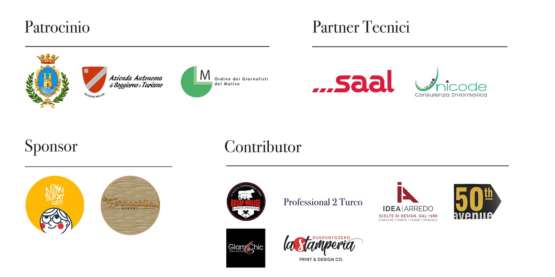Partner e Sponsor Into the Frame