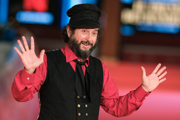 Vinicio Capossela attends the red carpet for "Natale fouri orario” during the 19th Rome Film Festival at Auditorium Parco Della Musica in Rome.