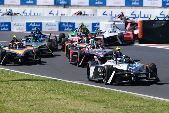 Nick Cassidy of Jaguar TCS Racing competes during Round 7 of ABB Formula E World Championship 2024 Misano E-Prix. (ph. Davide Di Lalla ©Unicode Images)