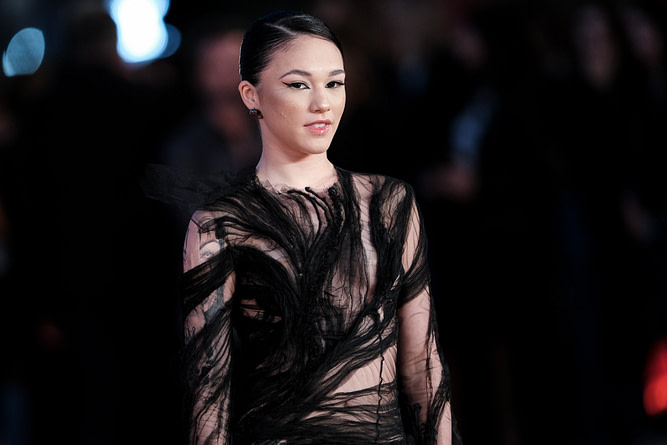 Maria Esposito attends the red carpet for “Mare Fuori 4” during the 18th Rome Film Festival at Auditorium Parco Della Musica in Rome. (ph. Davide Di Lalla ©Unicode Images)