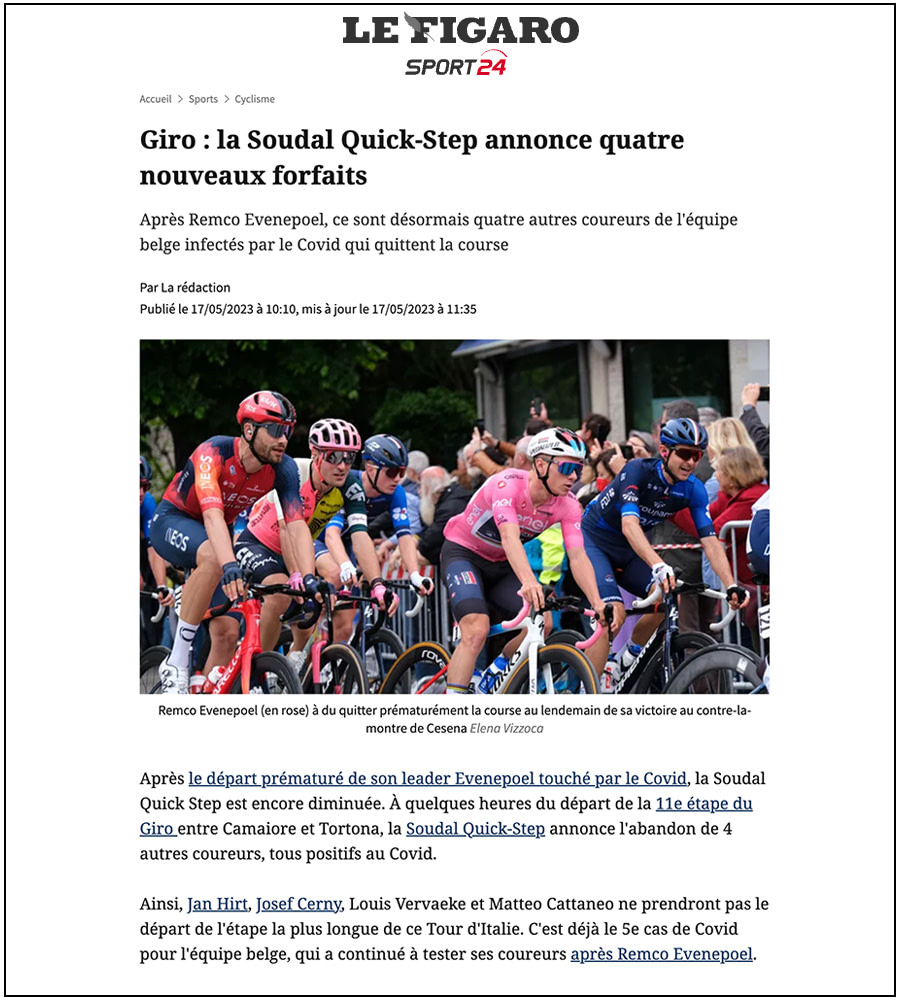 Le Figaro - Giro d'Italia - Soudal Quick Step - ph. Elena Vizzoca