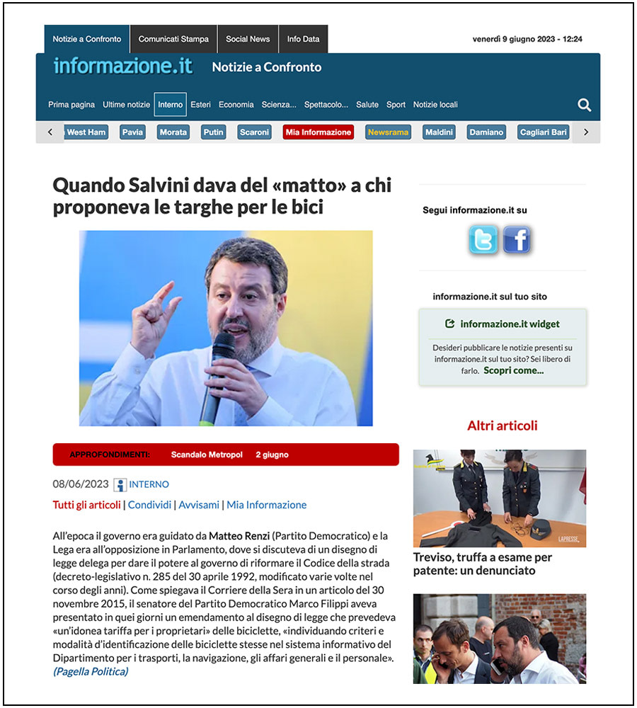 Informazione.it - Matteo Salvini - Ph. Davide Di Lalla