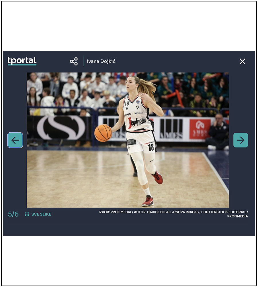 Tportal - Ivana Dojkic - Women's basketball - ph. Davide Di Lalla