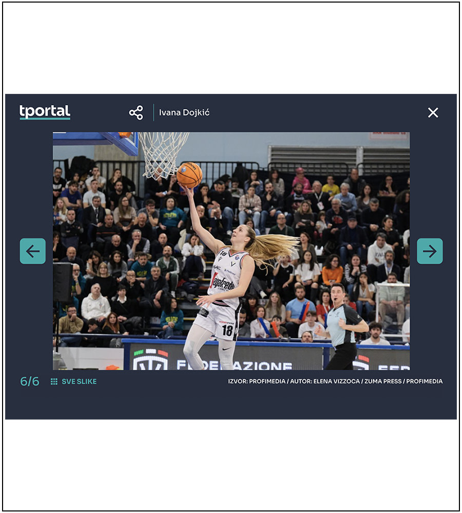 Tportal - Ivana Dojkic - Women's basketball - ph. Davide Di Lalla