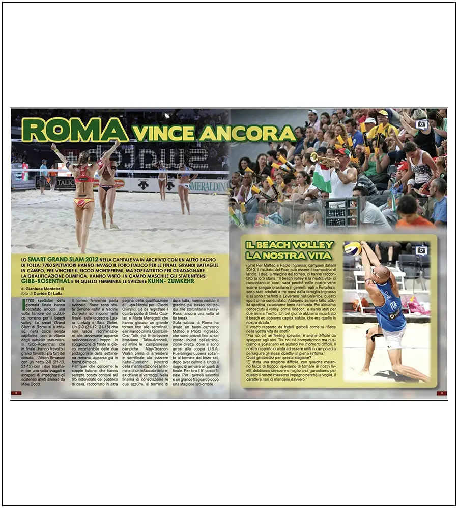 iVolley Magazine FIPAV - FIVB World Tour Roma - Davide Di Lalla