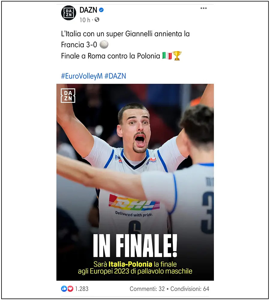 DAZN - Eurovolley, Giannelli - Italy - ph. Davide Di Lalla