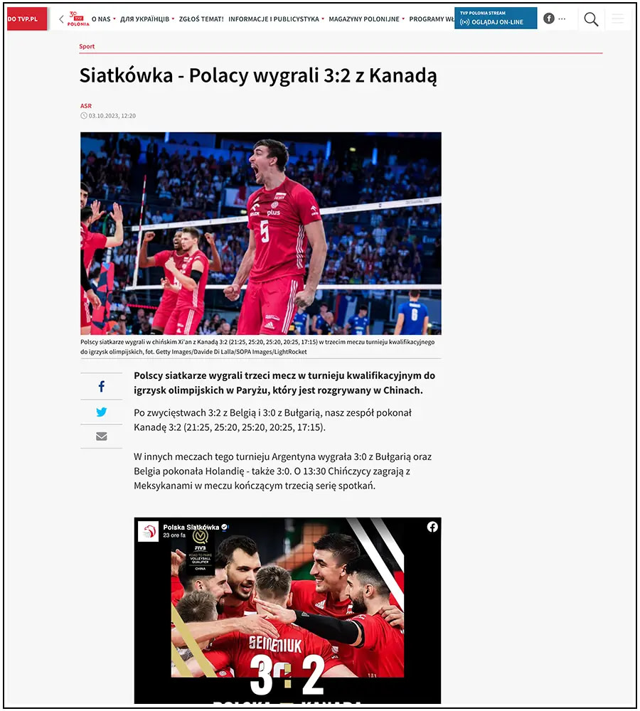 Tvp - Eurovolley - Polska - ph. Elena Vizzoca