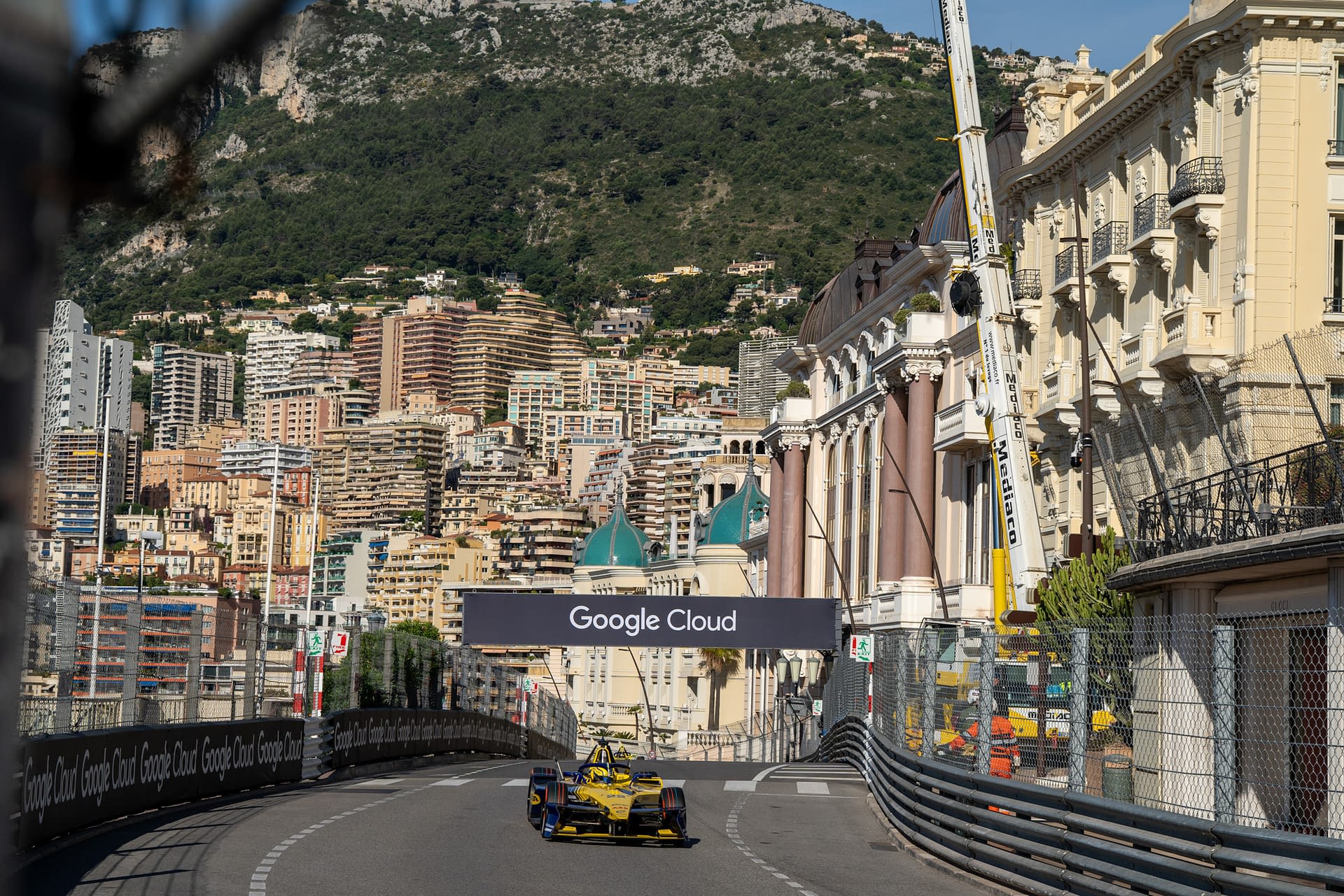 Free Practice 3 of the Monaco E-Prix FIA Formula E Season 12, Race 10 in Montecarlo, Monaco