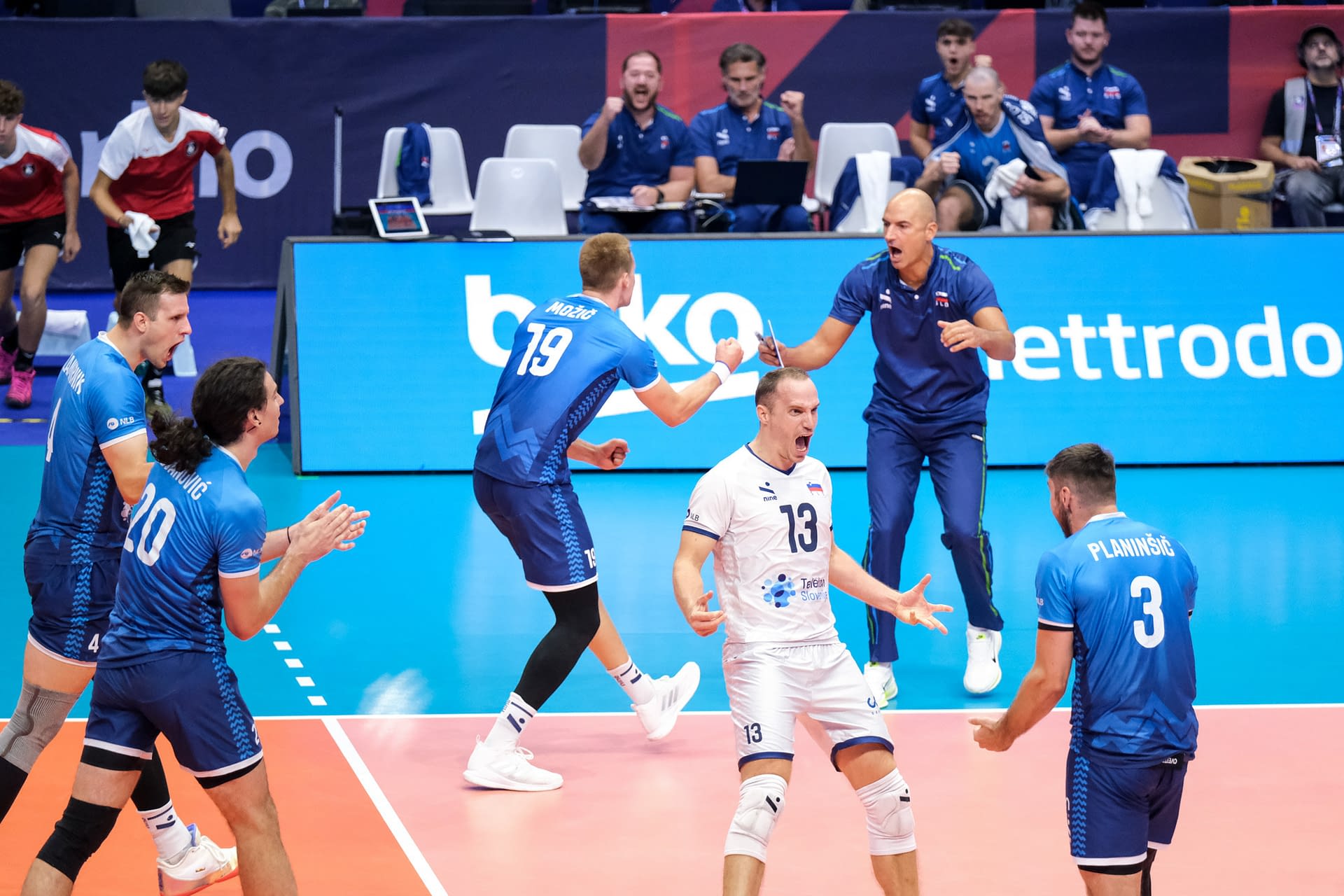 Belgium vs Slovenia at Quarter Final of the CEV Enel EuroVolley 2026 Men in Turin, Italy