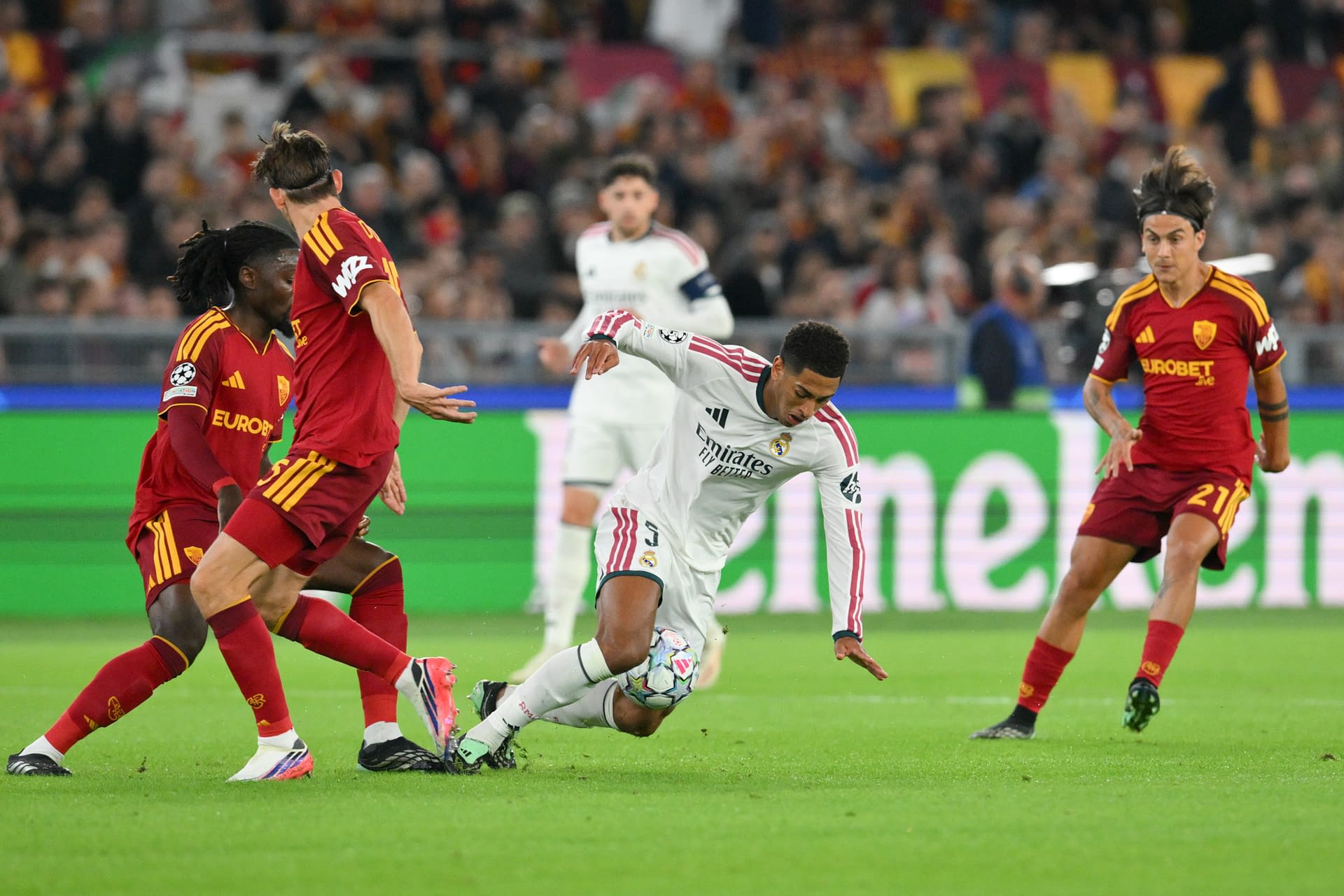 AS Roma vs Real Madrid, UEFA Champions League 2026/2027 at Stadio Olimpico in Rome, Italy
