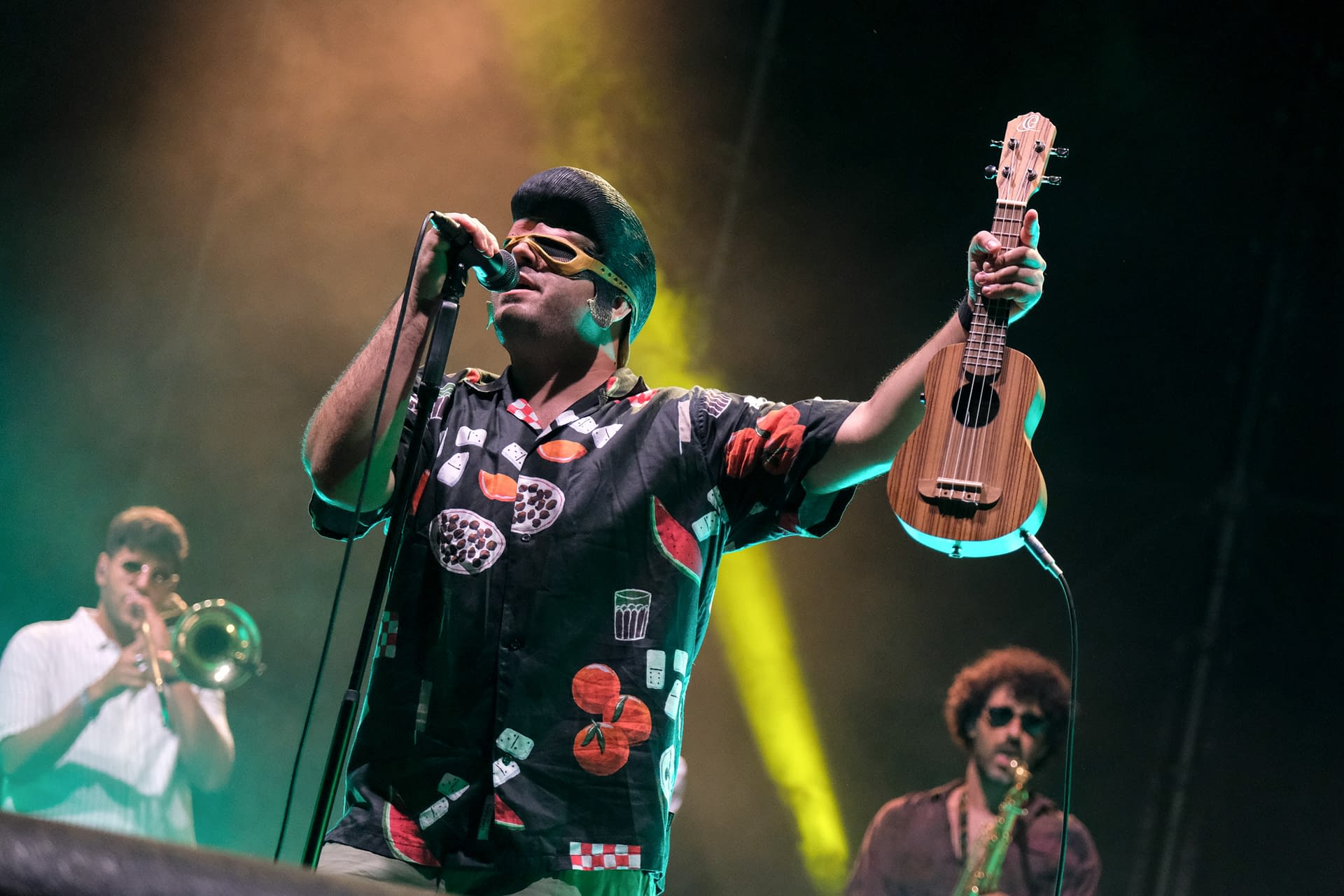 Tony Pitony performs live during the “EstaTony” 2026 tour in Termoli, Italy