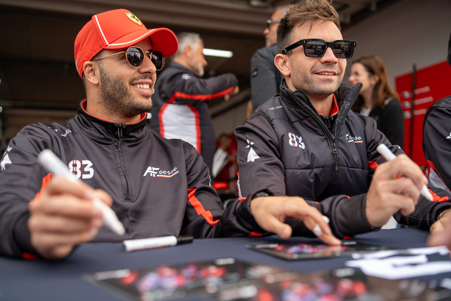 Autograph Session of the European Le Mans Series 4H of Le Castellet, France